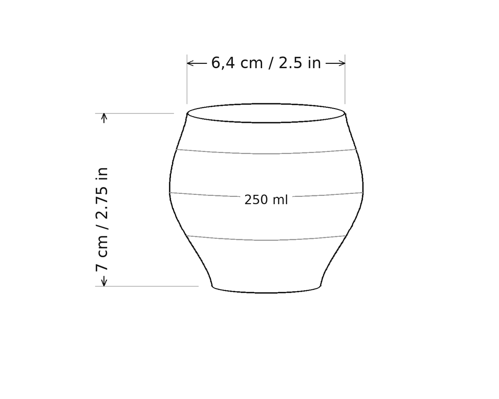 Onda Glass Cup