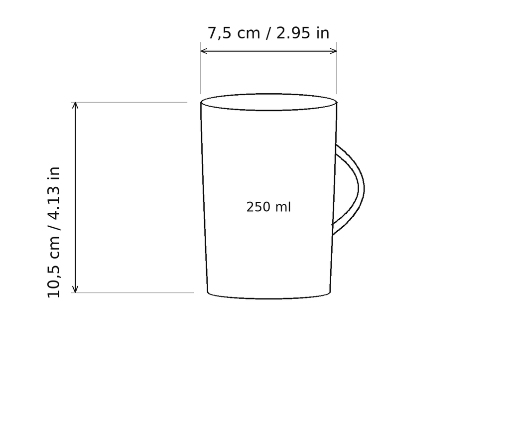 Tabarca Glass Mug