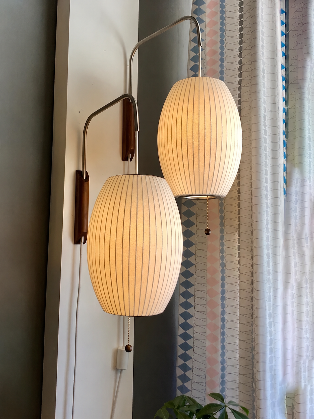 Lunelle Silk Shade Wall Sconce
