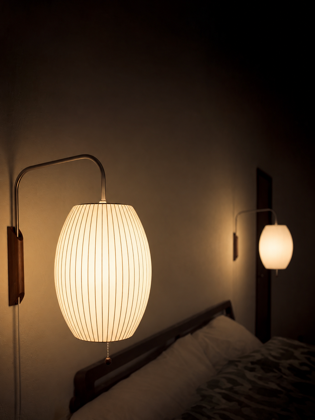 Lunelle Silk Shade Wall Sconce