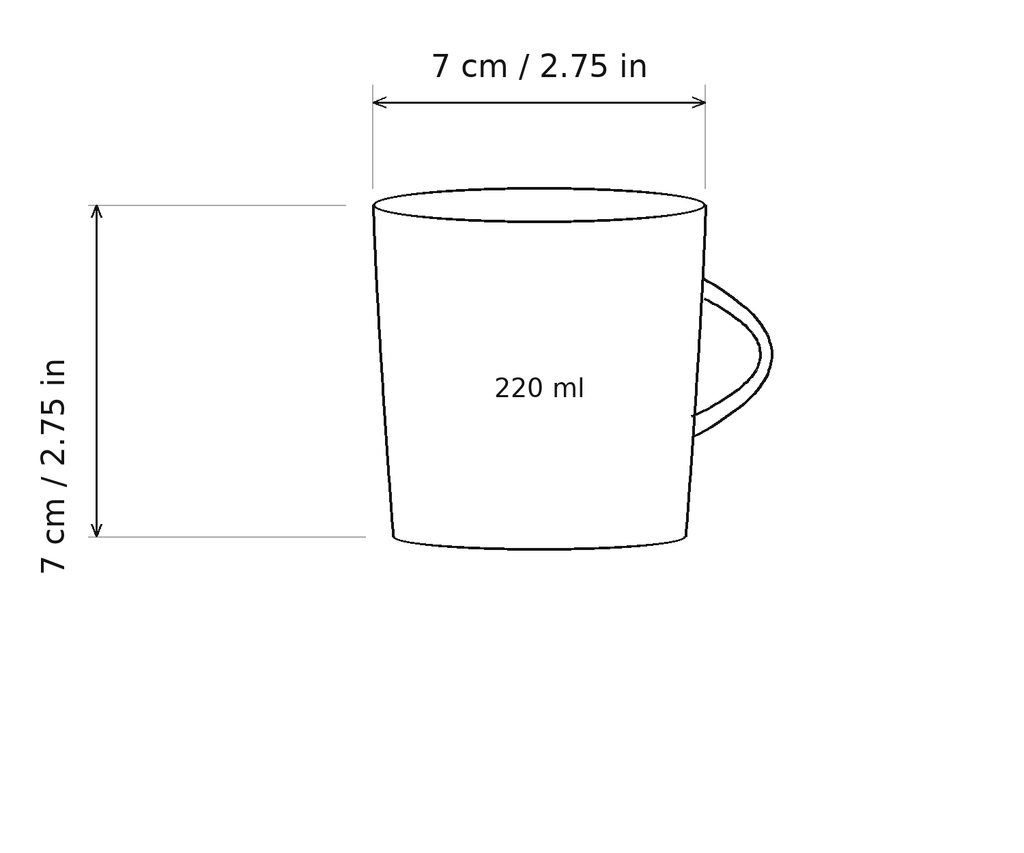Palma Glass Mug