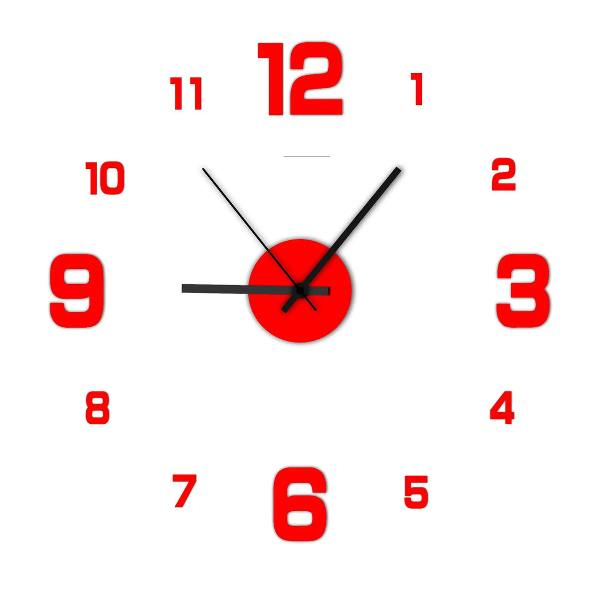 Vesper Frameless Wall Clock