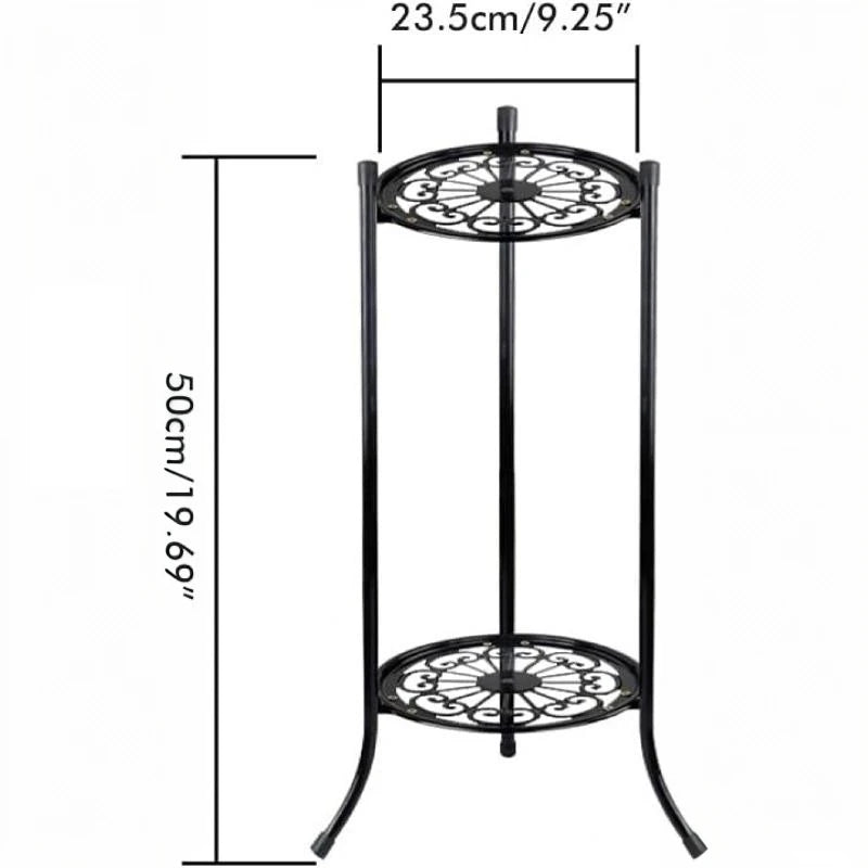 Aveline Two-Tier Metal Plant Stand