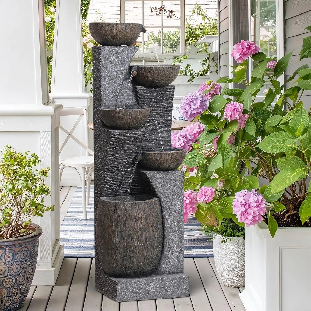 Aurelia Five-Tier Garden Fountain