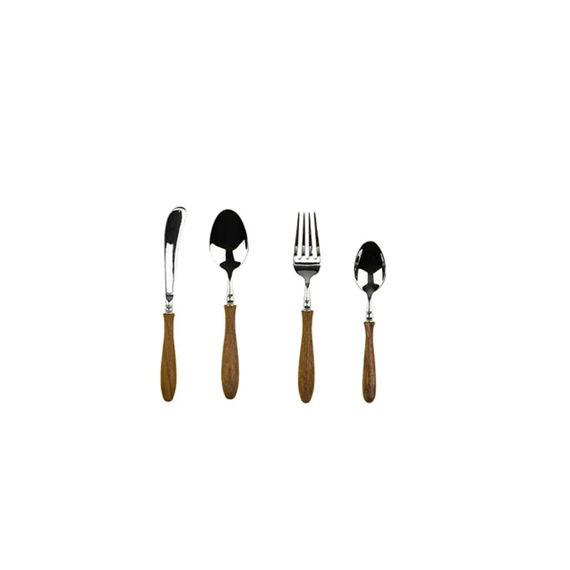 Teak Cutlery Set