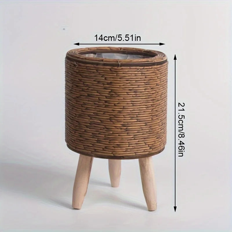 Marlowe Raised Rattan Planter