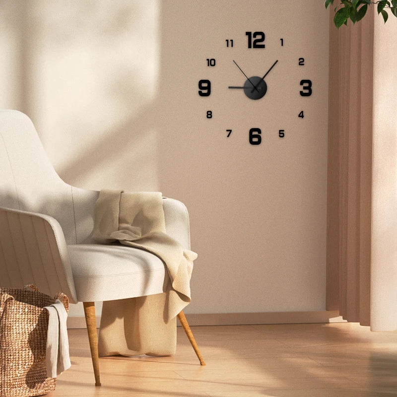 Vesper Frameless Wall Clock