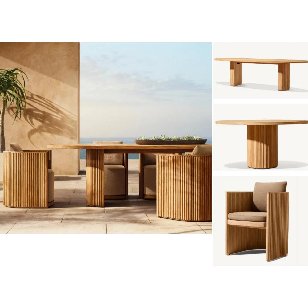 Soren Teak Outdoor Dining Collection
