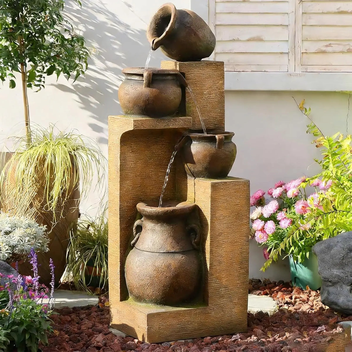 Aurelia Five-Tier Garden Fountain