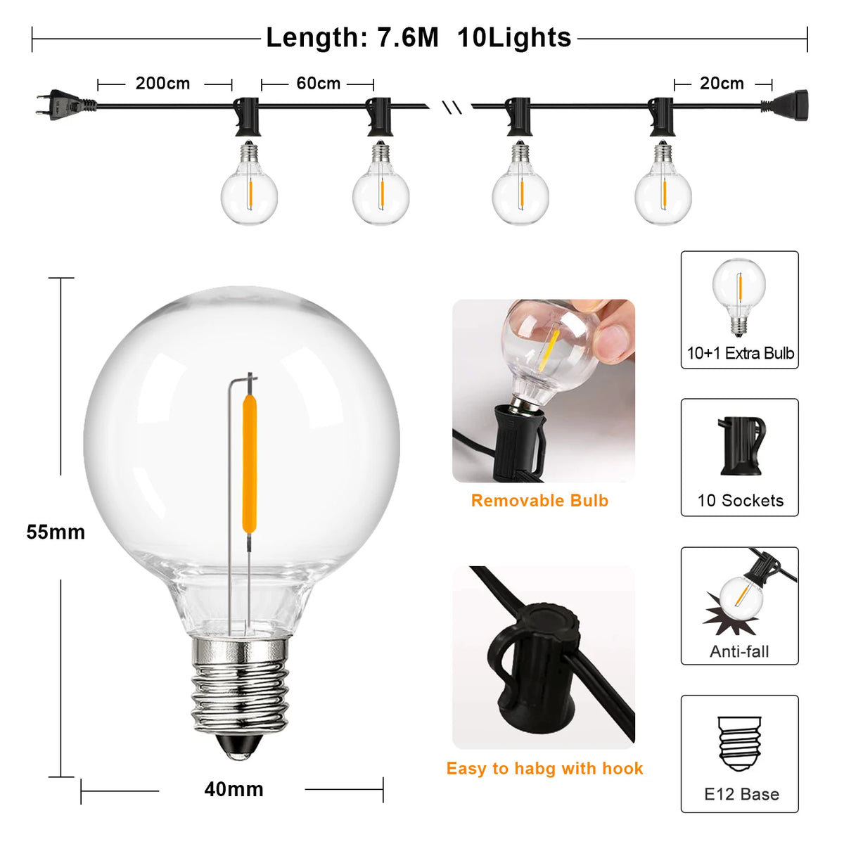 Liora Outdoor String Lights