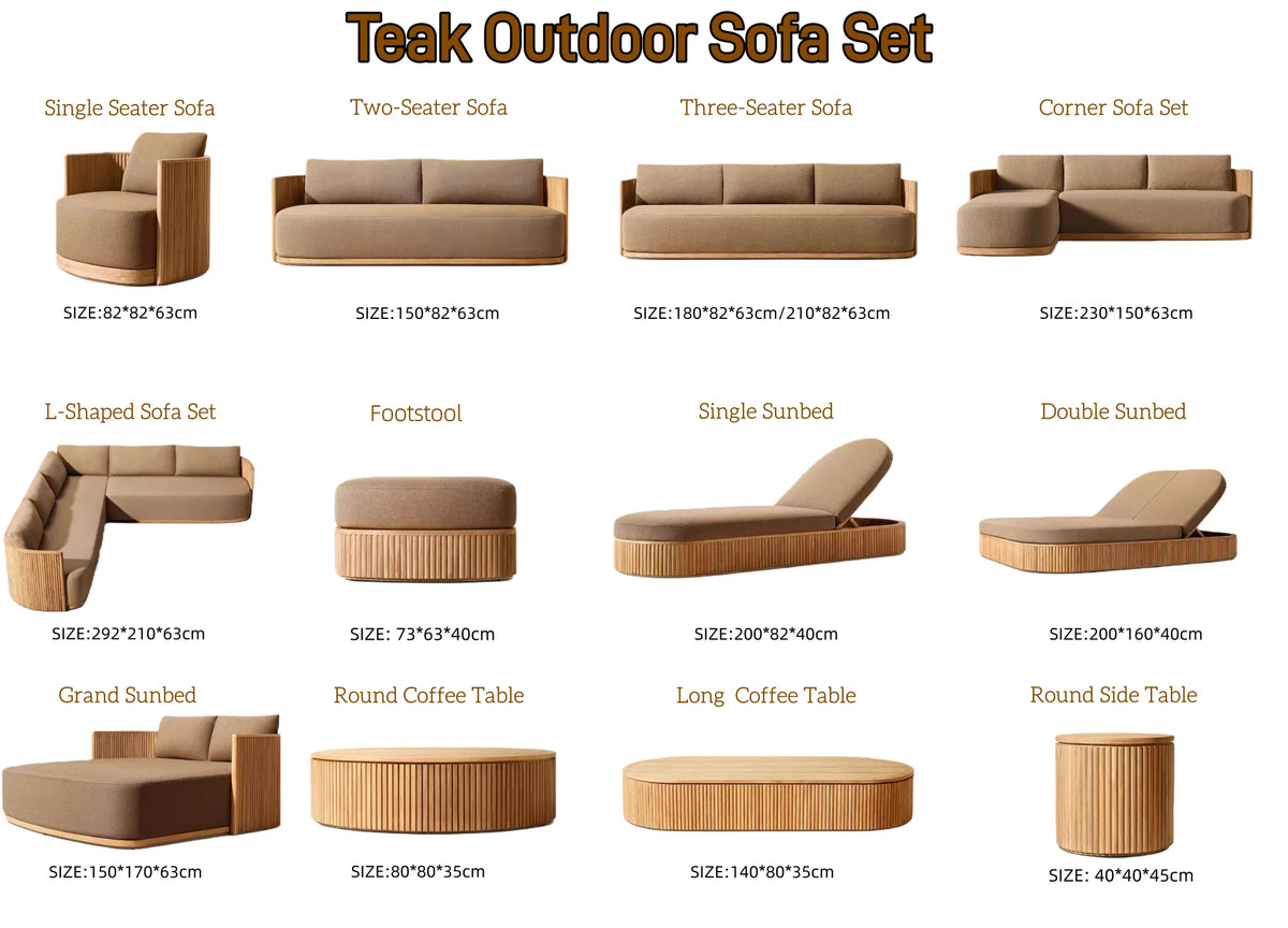 Soren Teak Outdoor Lounge Collection