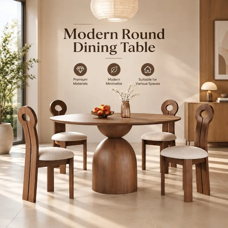 Renwick Round Ash Dining Table