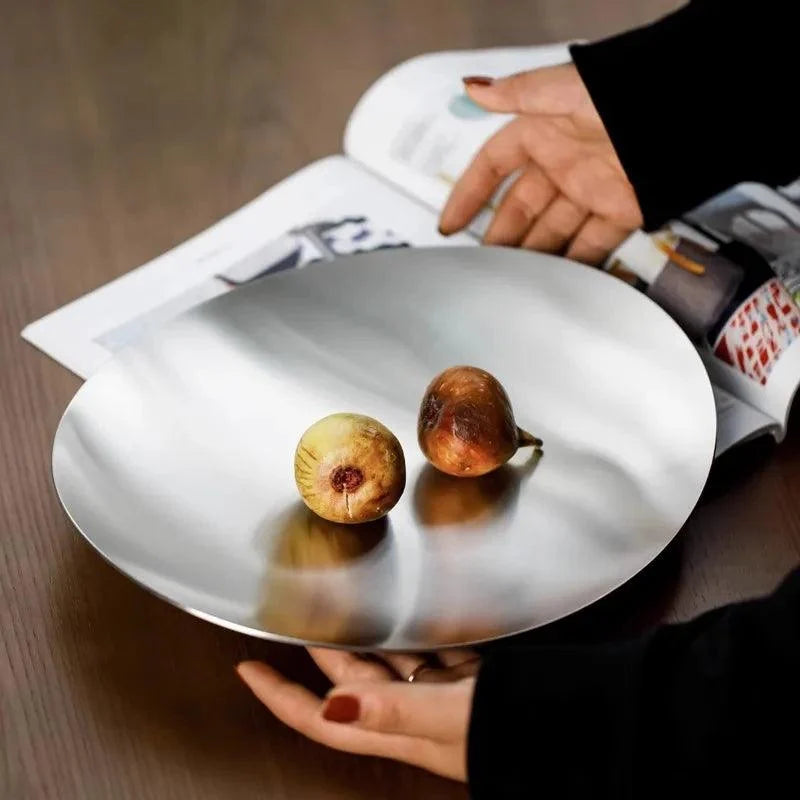 Argent Sculptural Silver-Tone Tray