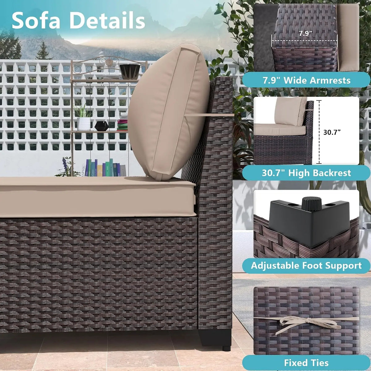 Montara 7-Piece Outdoor Sectional Set