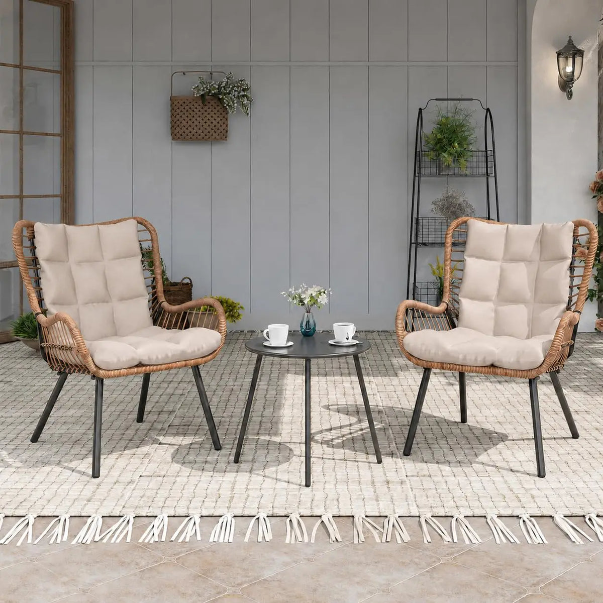 Calista 3-Piece Outdoor Bistro Set