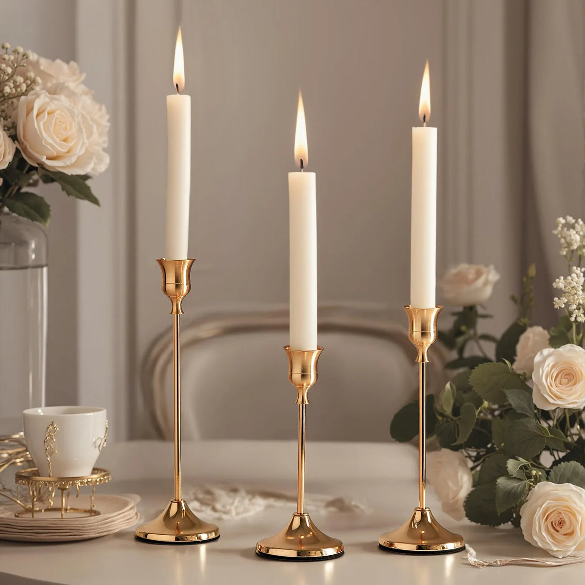 Vivienne Three-Piece Candlestick Set