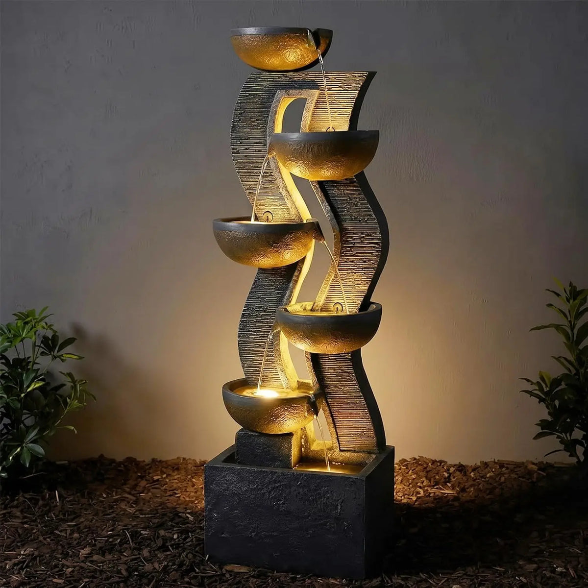 Aurelia Five-Tier Garden Fountain