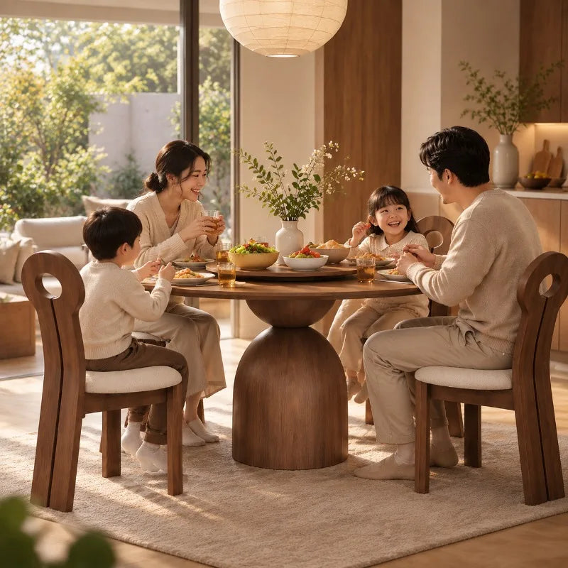 Renwick Round Ash Dining Table
