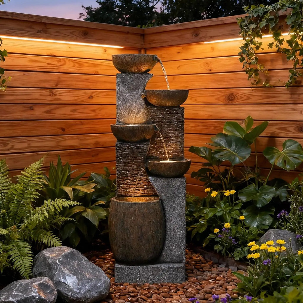 Aurelia Five-Tier Garden Fountain