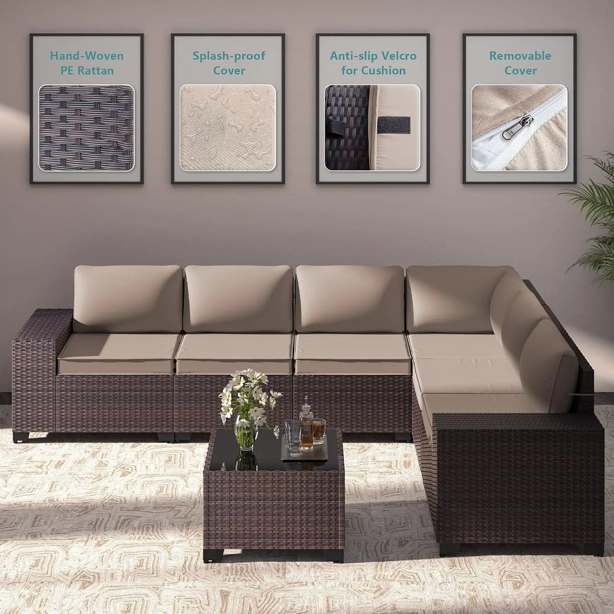 Montara 7-Piece Outdoor Sectional Set