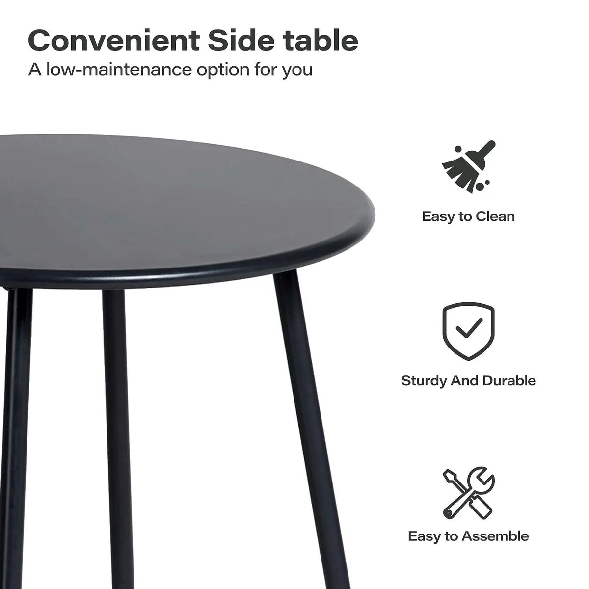 Calista 3-Piece Outdoor Bistro Set