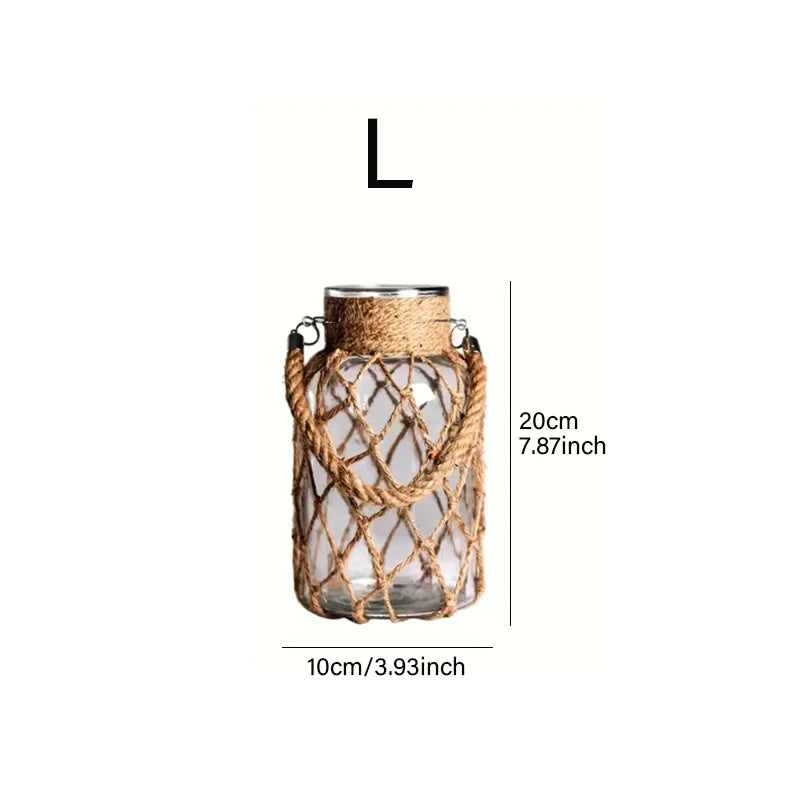 Elodie Handwoven Glass Vase