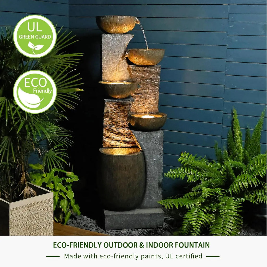 Aurelia Five-Tier Garden Fountain