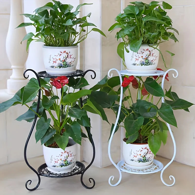 Aveline Two-Tier Metal Plant Stand