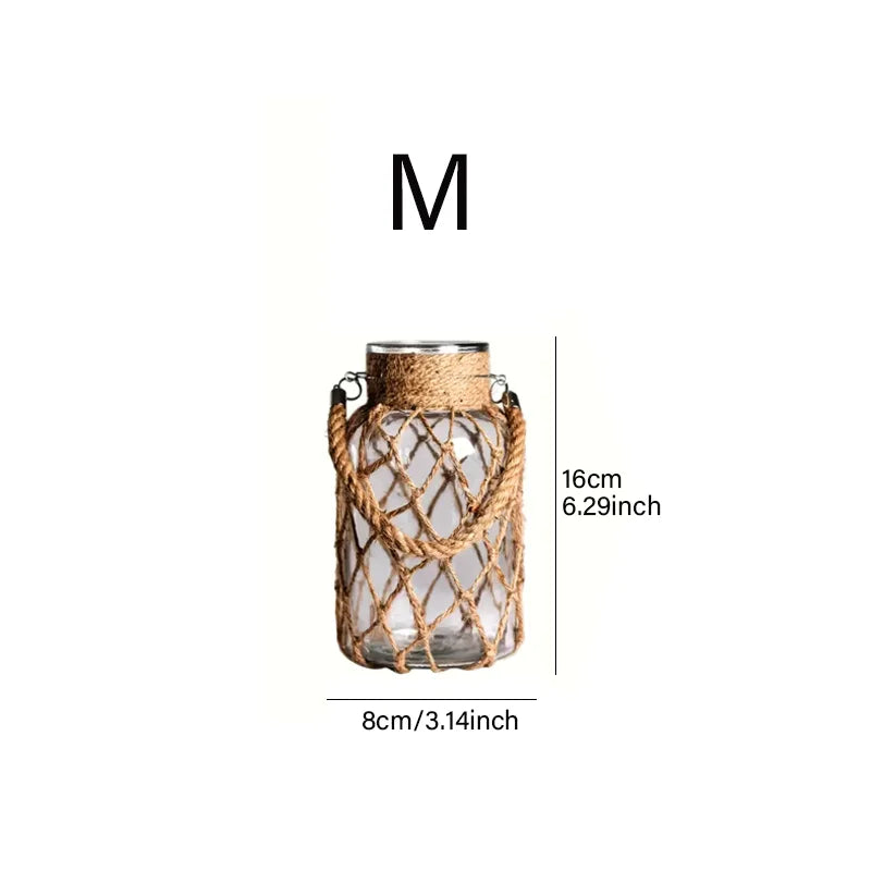 Elodie Handwoven Glass Vase
