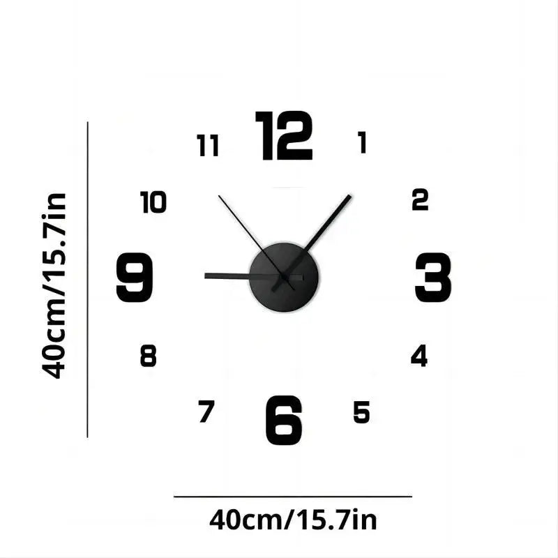 Vesper Frameless Wall Clock