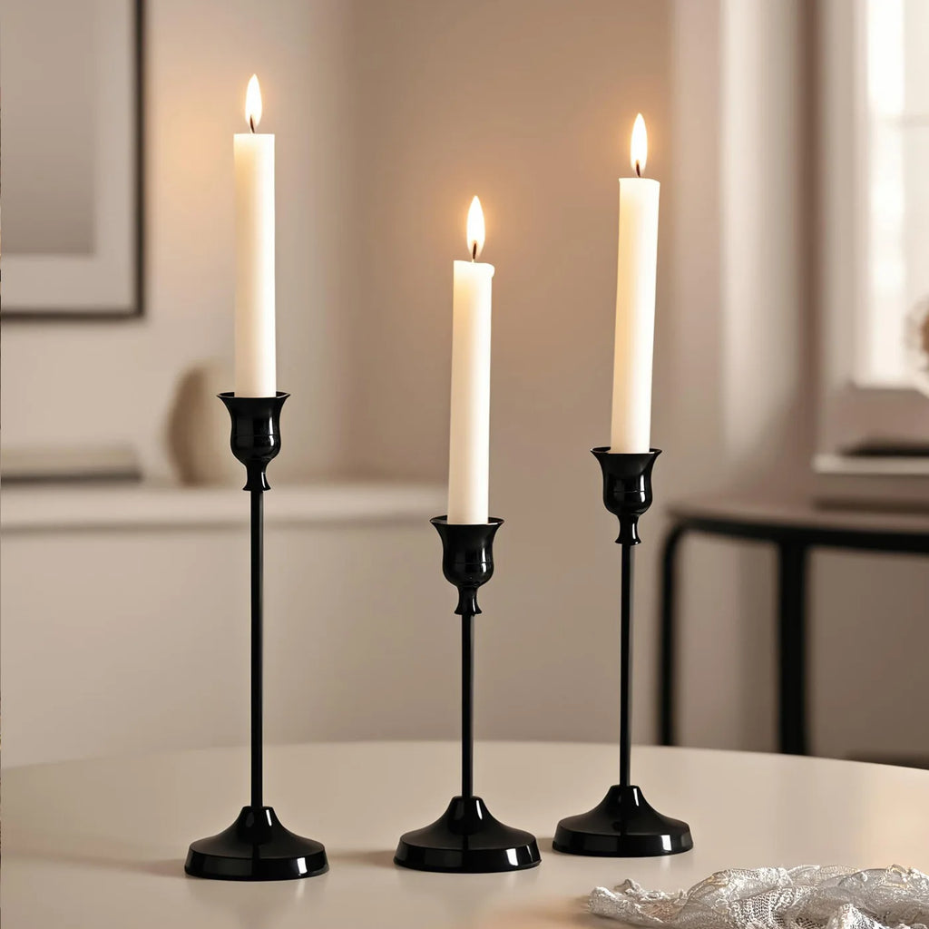Vivienne Three-Piece Candlestick Set