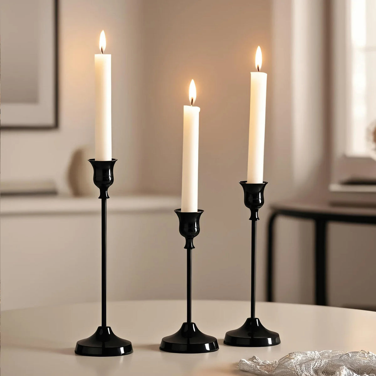 Vivienne Three-Piece Candlestick Set