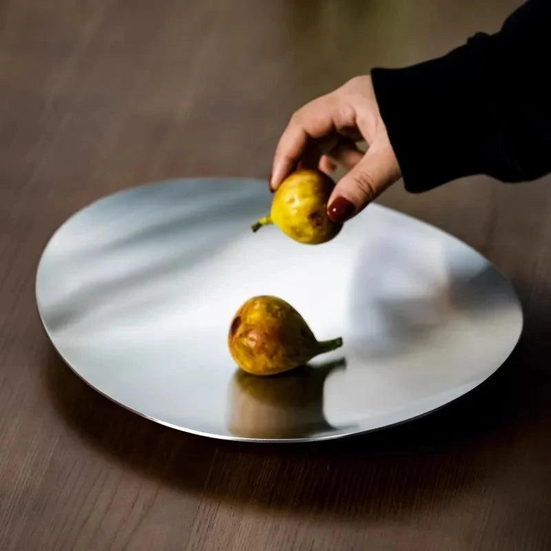 Argent Sculptural Silver-Tone Tray