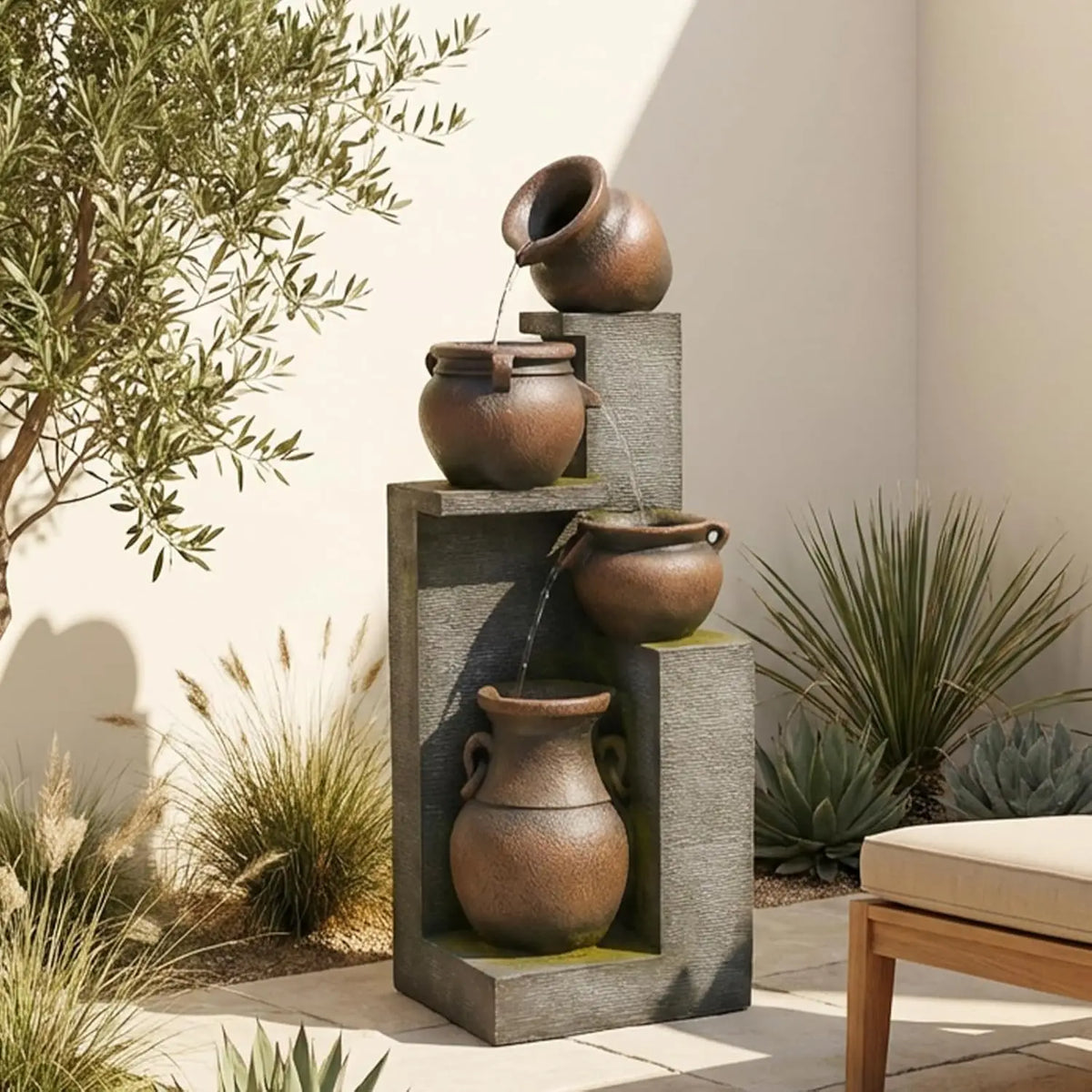 Aurelia Five-Tier Garden Fountain