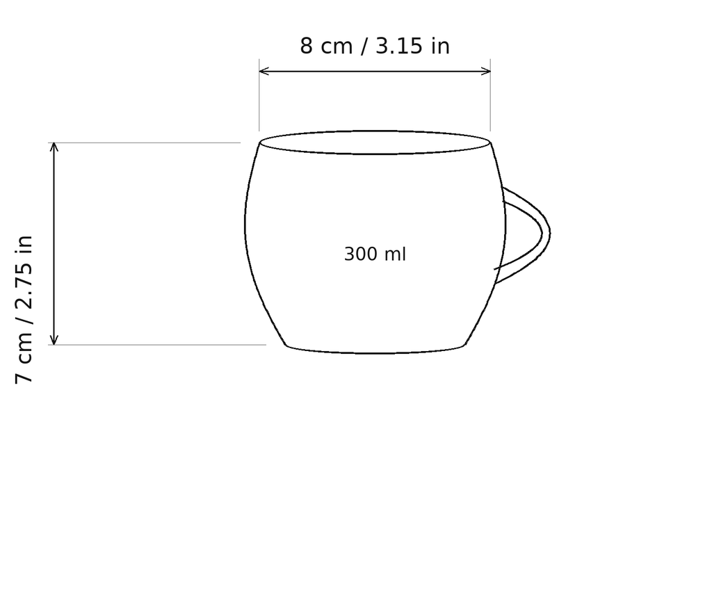 Faisanes Glass Mug